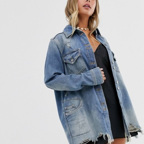 Free People Jackets & Blazers - Free People Moonchild Shirt Jacket